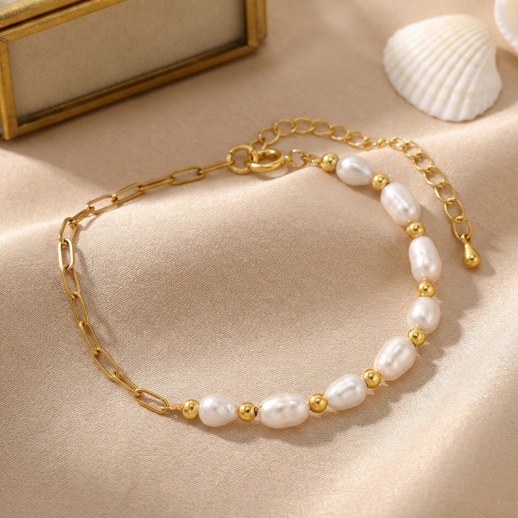 Veyra Freshwater Pearl Bracelet – Handmade for Women