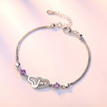 Veyra Herzarmband mit Zirkonia – 925 Sterling Silber