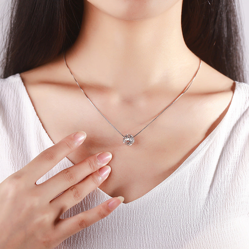 Veyra Halskette Hohlperle – S925 Silber Collier