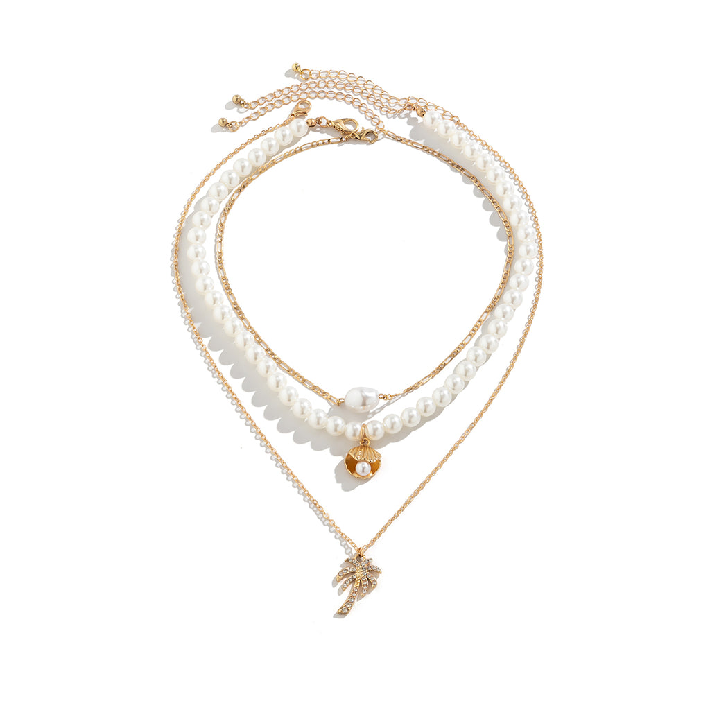 Veyra Halsketten-Set Seestern & Perle – 3-teilig