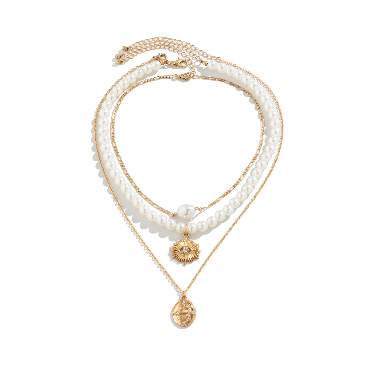 Veyra Halsketten-Set Seestern & Perle – 3-teilig