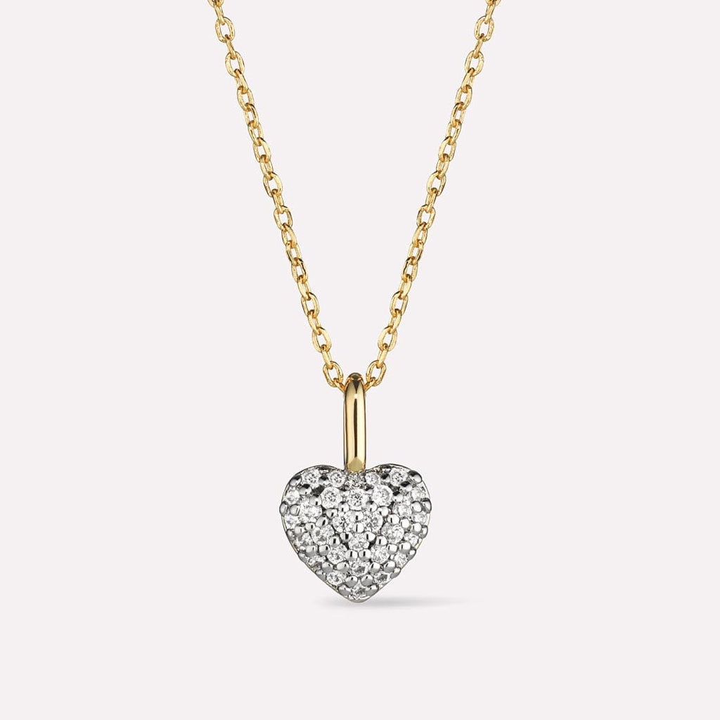 Veyra Halskette Herz – 18K Gold Edelstahl