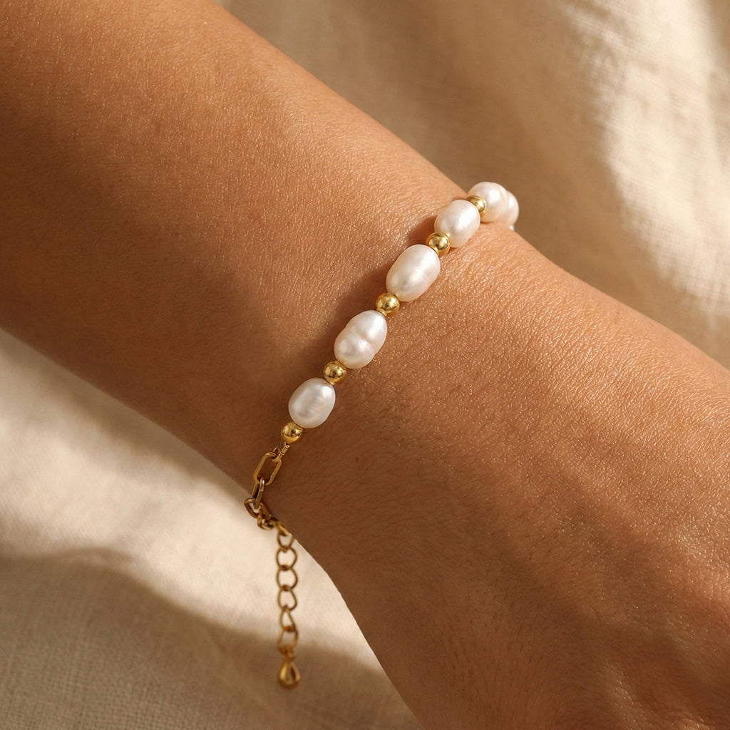 Veyra Freshwater Pearl Bracelet – Handmade for Women