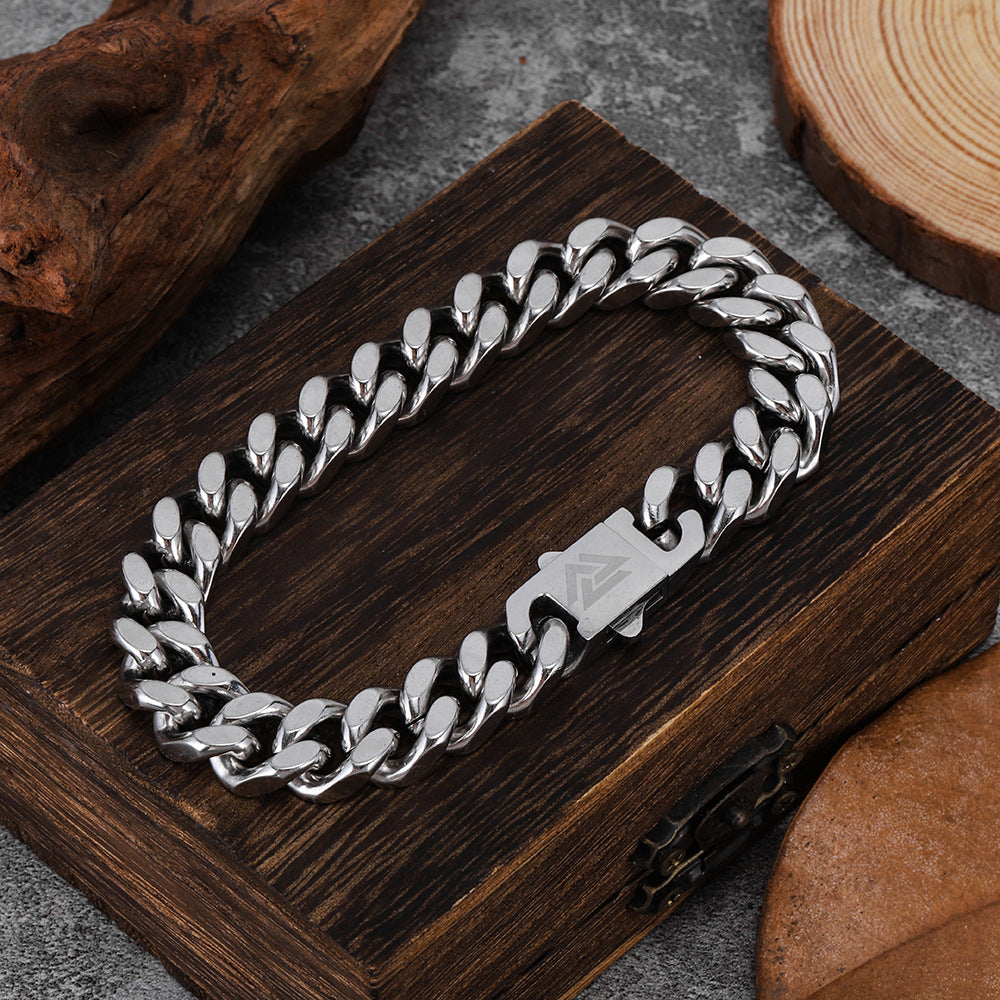 Veyra Herrenarmband Cuban Link – Edelstahl Vintage